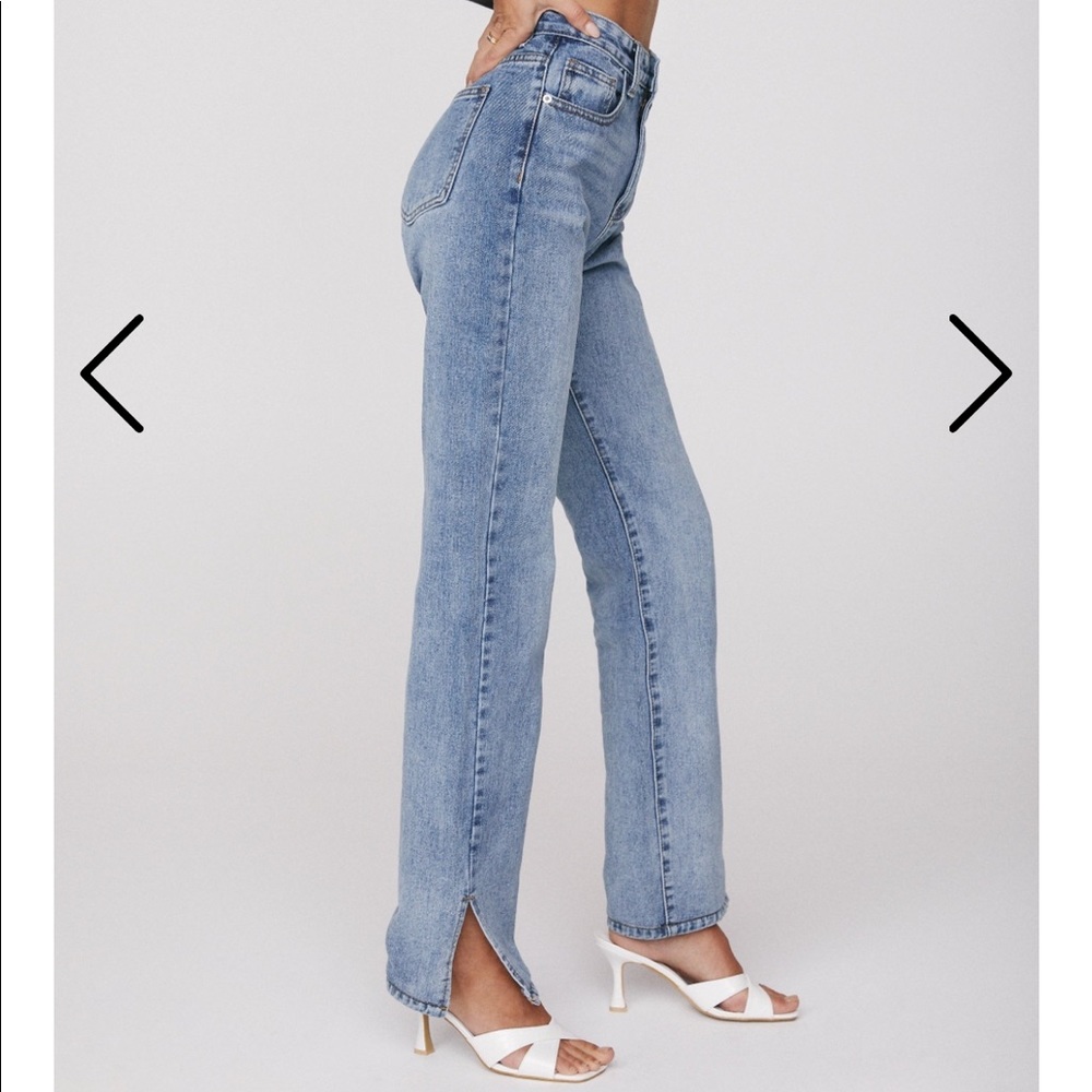 Nasty Gal split straight leg